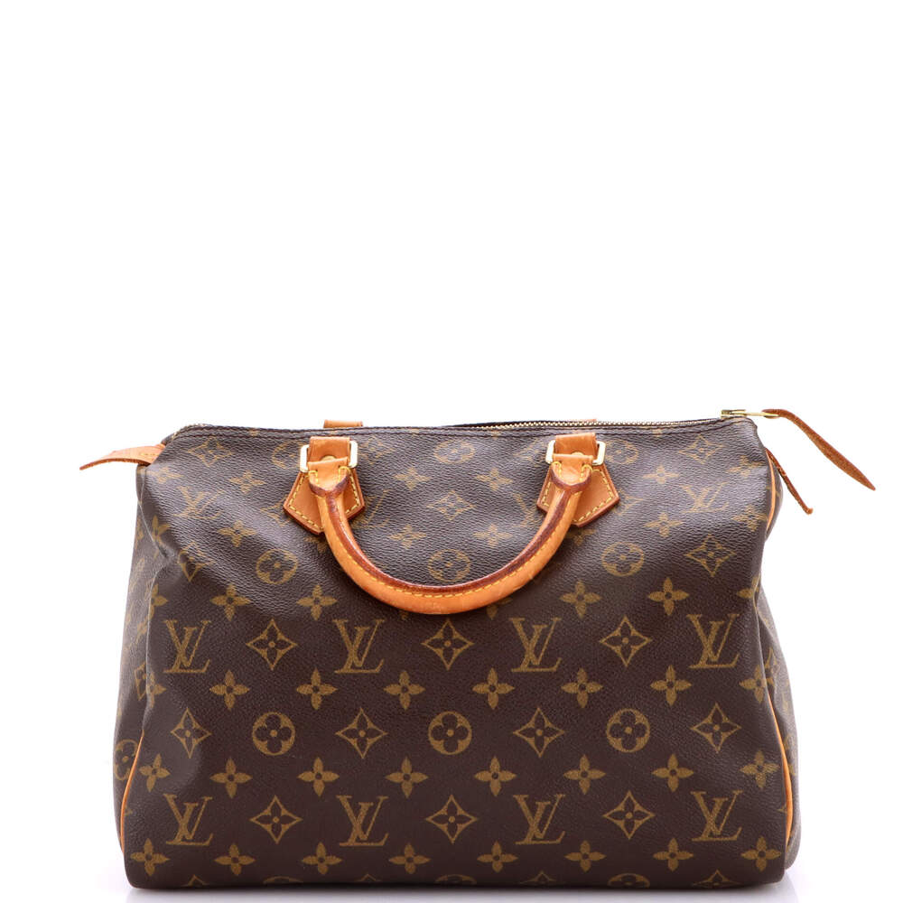 Louis Vuitton Speedy Handbag Canvas 30 #263807L15B